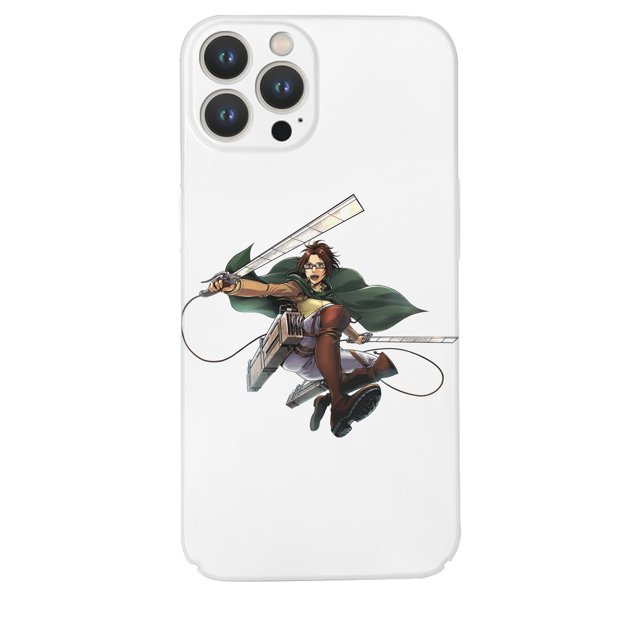 （画像用） 進撃の巨人 ハンジ·ゾエ Attack on Titan Hanji Zoe 【iPhone 14シリーズ対応】ハードケース